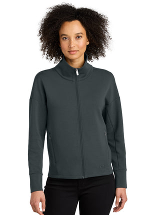 OGIO® Women's Transcend Full-Zip LOG860 - Tarmac Grey | OGIO