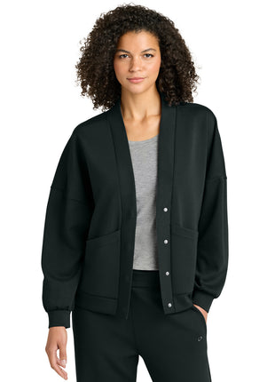 OGIO® Women's Transcend Cardigan LOG862 - Blacktop | OGIO