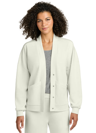 OGIO® Women's Transcend Cardigan LOG862 - Opal White | OGIO