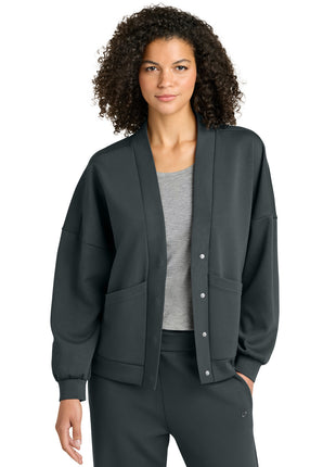 OGIO® Women's Transcend Cardigan LOG862 - Tarmac Grey | OGIO