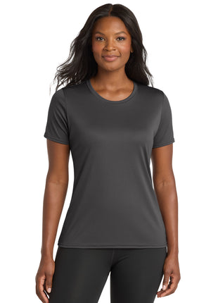 Port & Co™ Women's Performance Tee. LPC380 - Charcoal | Port & Co
