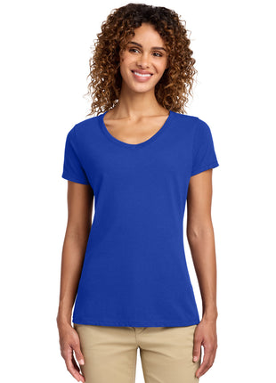 Port & Co™ Women's Fan Favorite V-Neck Tee. LPC450V - True Royal | Port & Co