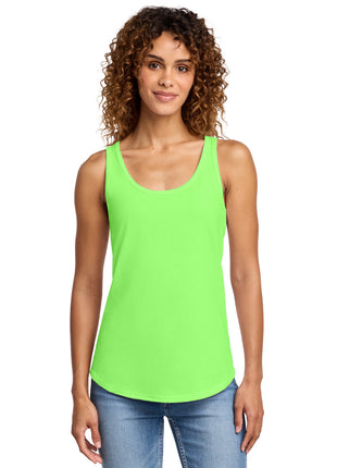 Port & Co™ Women's Core Cotton Tank Top.  LPC54TT - Neon Green | Port & Co