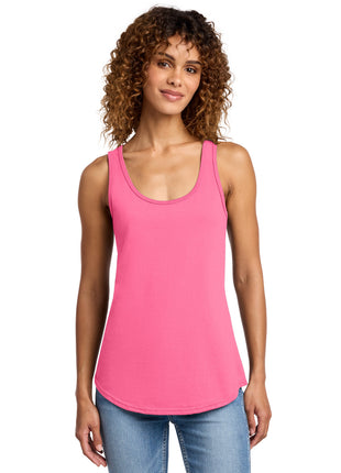 Port & Co™ Women's Core Cotton Tank Top.  LPC54TT - Neon Pink | Port & Co