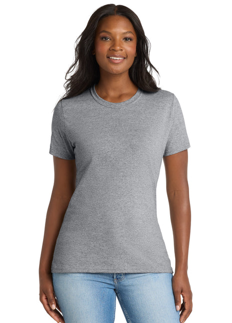 Port & Co™ Women's Core Blend Tee. LPC55 - Athletic Heather | Port & Co