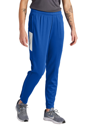 Sport-Tek® Women's Travel Pant LPST800 - True Royal/ White | Sport-Tek