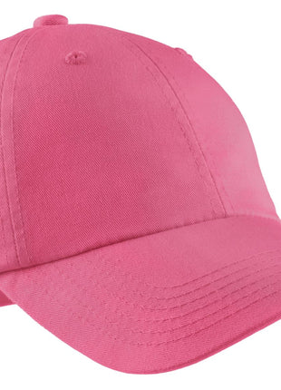 Port Authority® Women's Garment-Washed Cap. LPWU - Bright Pink | Port Authority