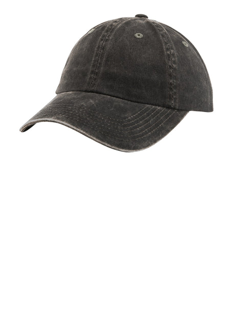 Port Authority® Women's Garment-Washed Cap. LPWU - Black | Port Authority