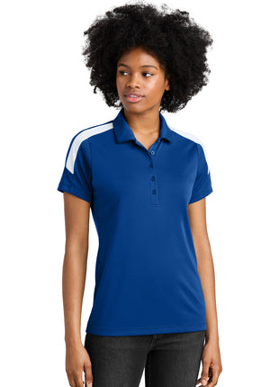 Sport-Tek® Women's Competitor™ United Polo LST104 - True Royal/ White | Sport-Tek