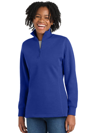Sport-Tek® Women's 1/4-Zip Sweatshirt. LST253 - True Royal | Sport-Tek