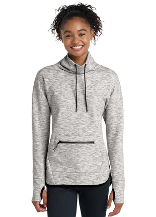 Sport-Tek® Women's Triumph Cowl Neck Pullover LST280 - Athletic Heather | Sport-Tek
