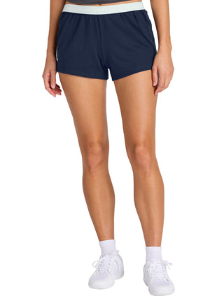 Sport-Tek® Women's Jersey Knit Squad Short LST311 - True Navy | Sport-Tek
