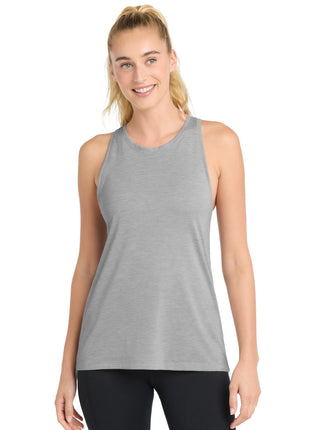 Sport-Tek ® Women's PosiCharge ® Tri-Blend Wicking Tank. LST402 - Light Grey Heather | Sport-Tek