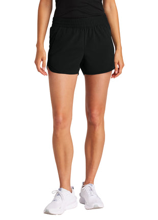 Sport-Tek® Women's Repeat Swift Short LST484 - Black | Sport-Tek