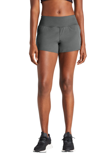 Sport-Tek® Women's Repeat Short LST485 - Iron Grey | Sport-Tek