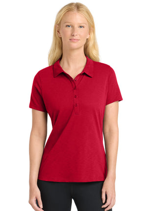 Sport-Tek® Women's PosiCharge® Strive Polo. LST530 - Deep Red | Sport-Tek