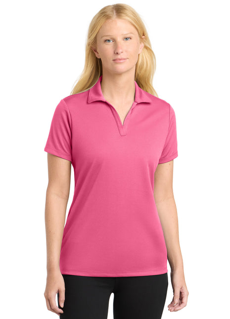 Sport-Tek® Women's PosiCharge® RacerMesh® Polo. LST640 - Bright Pink | Sport-Tek