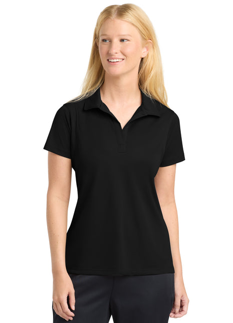 Sport-Tek® Women's Micropique Sport-Wick® Polo. LST650 - Black | Sport-Tek