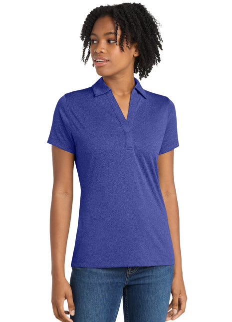 Sport-Tek® Women's Heather Contender™ Polo. LST660 - Cobalt Heather | Sport-Tek