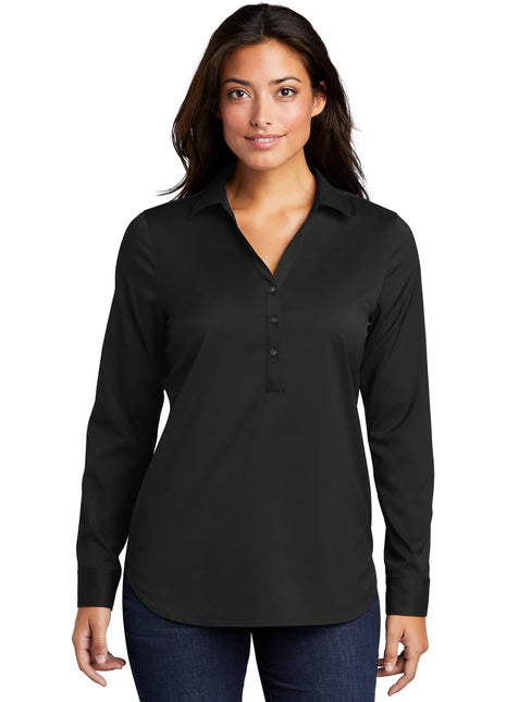 Port Authority ® Ladies City Stretch Tunic LW680 - Black | Port Authority