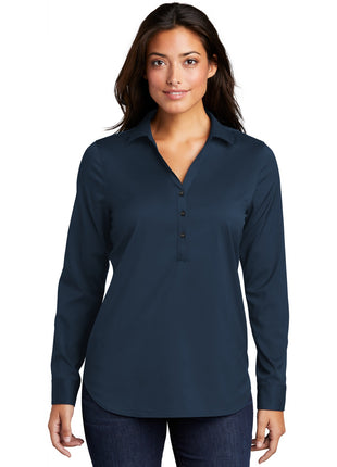 Port Authority ® Ladies City Stretch Tunic LW680 - River Blue Navy | Port Authority