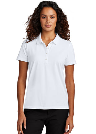 Mercer+Mettle® Women's Stretch Pique Polo MM1005 - White | Mercer+Mettle