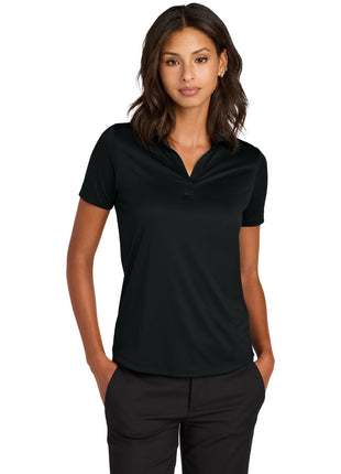 Mercer+Mettle® Women's Recharge Jersey Polo MM1021 - Deep Black | Mercer+Mettle