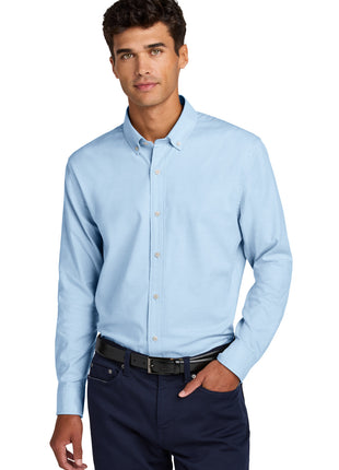 Mercer+Mettle® Long Sleeve Modern Oxford Shirt MM2002 - Light Blue | Mercer+Mettle