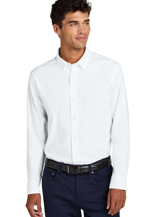 Mercer+Mettle® Long Sleeve Modern Oxford Shirt MM2002 - White | Mercer+Mettle
