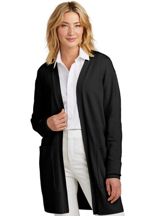 Mercer+Mettle® Women's Open-Front Cardigan Sweater MM3023 - Deep Black | Mercer+Mettle