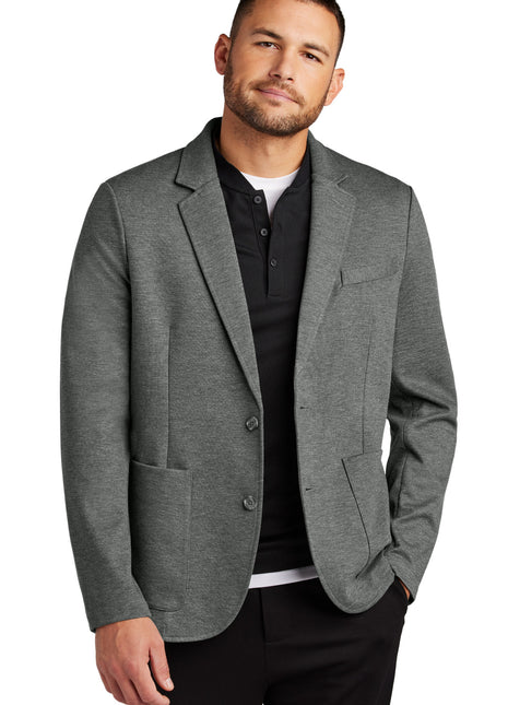 Mercer+Mettle® Relaxed Knit Blazer MM3030 - Storm Grey Heather | Mercer+Mettle