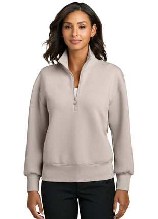 Mercer+Mettle® Women's Soft Spacer 1/4-Zip MM3101 - Warm Quartz | Mercer+Mettle