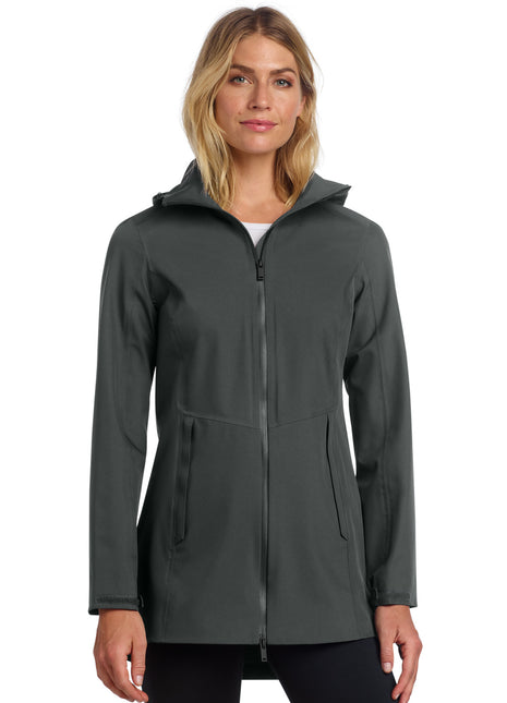 Mercer+Mettle® Women's Waterproof Rain Shell MM7001 - Anchor Grey | Mercer+Mettle