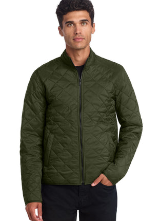 Mercer+Mettle® Quilted Full-Zip Jacket MM7200 - Townsend Green | Mercer+Mettle