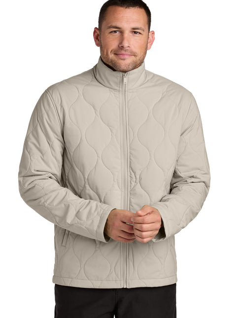 Mercer+Mettle® Quilted Liner Jacket MM7202 - Almond | Mercer+Mettle