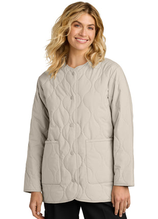 Mercer+Mettle® Women's Quilted Liner Jacket MM7203 - Almond | Mercer+Mettle
