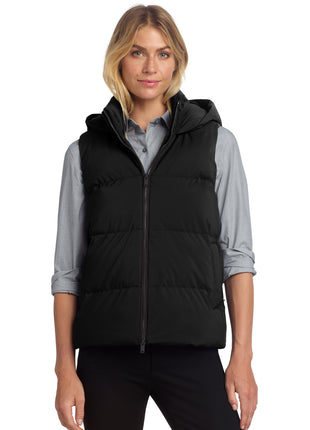 Mercer+Mettle® Women's Puffy Vest MM7217 - Deep Black | Mercer+Mettle