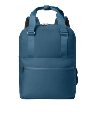 Mercer+Mettle® Claremont Handled Backpack MMB211 - Regatta Blue | Mercer+Mettle