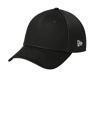 New Era® - Stretch Mesh Cap.  NE1020 - Flag Black/ Black | New Era