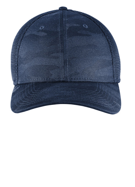 New Era ® Tonal Camo Stretch Tech Mesh Cap NE1091 - Navy Camo | New Era