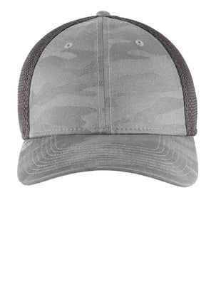 New Era ® Tonal Camo Stretch Tech Mesh Cap NE1091 - Rainstorm Grey Camo/ Graphite | New Era