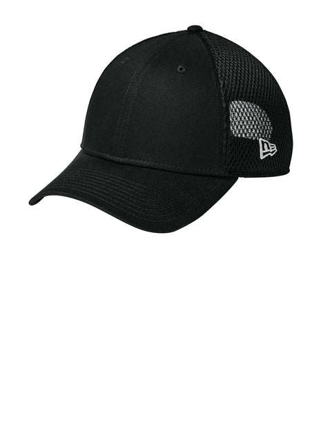 New Era® Snapback Contrast Front Mesh Cap. NE204 - Flag Black/ Black | New Era