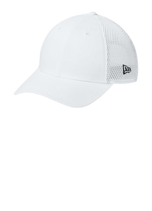 New Era® Snapback Contrast Front Mesh Cap. NE204 - Flag White/ White | New Era