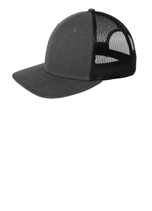New Era ®  Snapback Low Profile Trucker Cap   NE207 - Heather Graphite/ Black | New Era