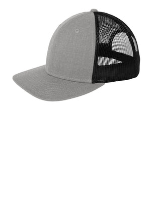 New Era ®  Snapback Low Profile Trucker Cap   NE207 - Heather Grey/ Black | New Era