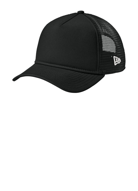 New Era® A-Frame Snapback Mesh Back Cap NE212 - Flag Black/ Black | New Era