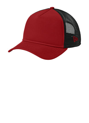 New Era® A-Frame Snapback Mesh Back Cap NE212 - Flag Scarlet/ Black | New Era