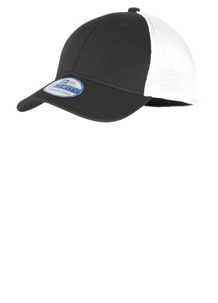 New Era® Youth Stretch Mesh Cap. NE302 - Black/ White | New Era
