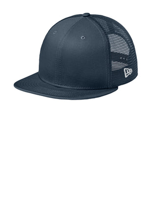 New Era® Standard Fit Snapback Trucker Cap NE4030 - Flag Deep Navy/ Deep Navy | New Era