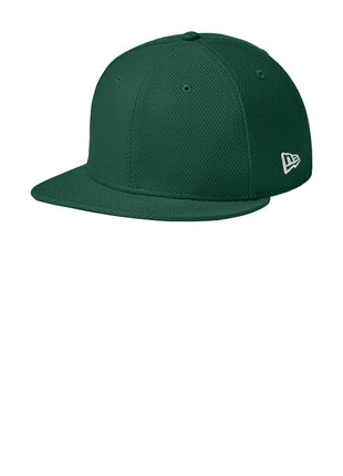 New Era ® Original Fit Diamond Era Flat Bill Snapback Cap. NE404 - Flag Dark Green | New Era